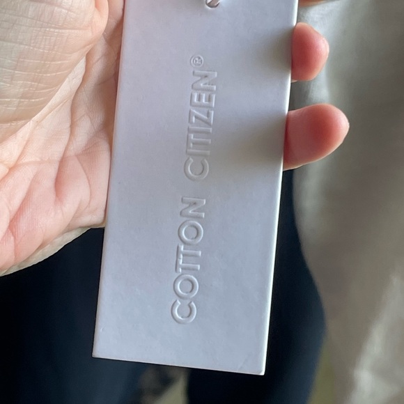 NWT Cotton Citizen 100% Cotton White Cropped Hoodie Size XS - Picture 5 of 10